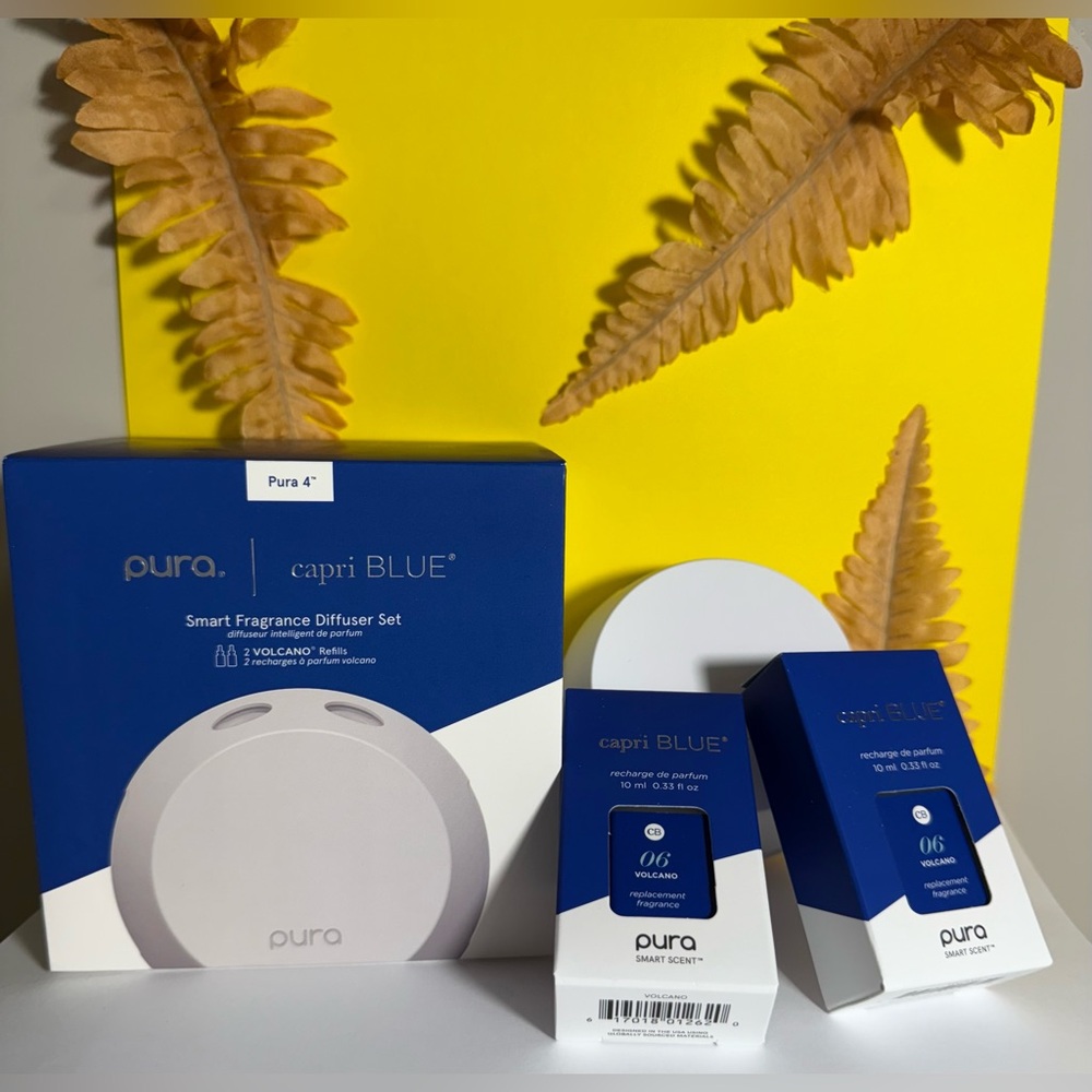 Capri Blue Pura 4 Smart Home Fragrance Volcano Scent Diffuser Kit
